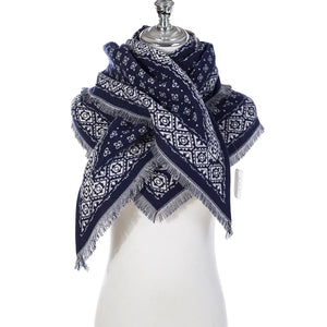 Lila Winter Shawl