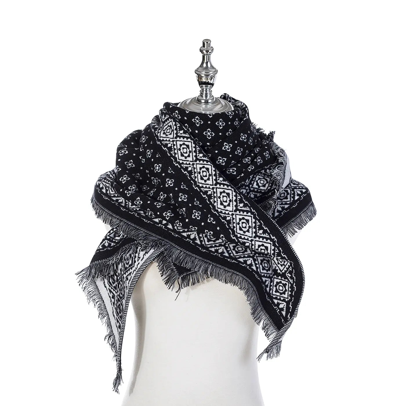 Lila Winter Shawl
