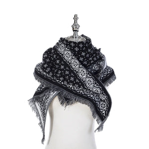 Lila Winter Shawl