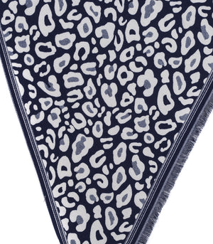 Leopard Print Winter Shawl