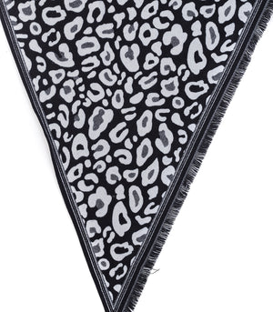 Leopard Print Winter Shawl