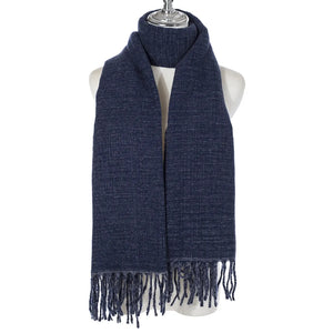Plain Knitted Winter Scarf