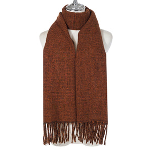 Plain Knitted Winter Scarf