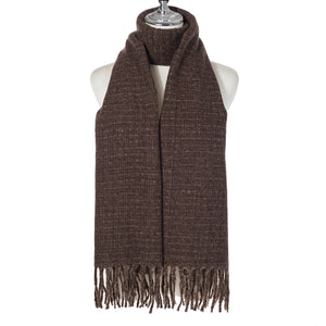 Plain Knitted Winter Scarf