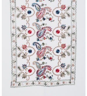 #Garden Embroidered Winter Scarf