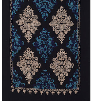 Botanic Embroidered Winter Scarf