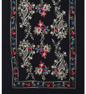 Blossom Embroidered Winter Scarf