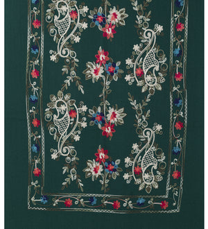 Blossom Embroidered Winter Scarf