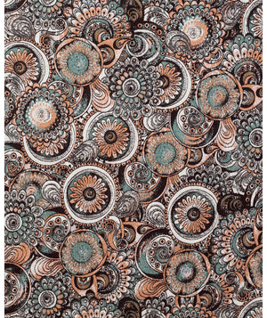 #Daisy Mandala Printed Scarf