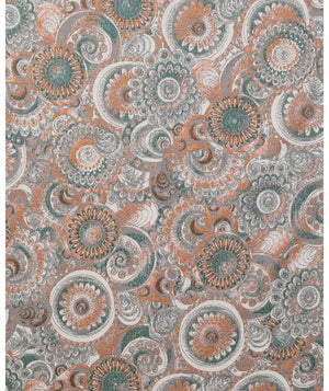 #Daisy Mandala Printed Scarf