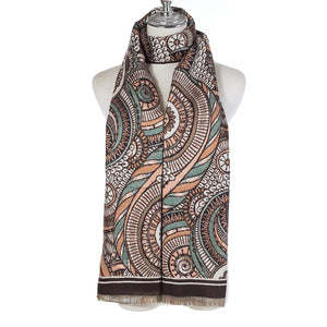 #Sunflower Printed Scarf