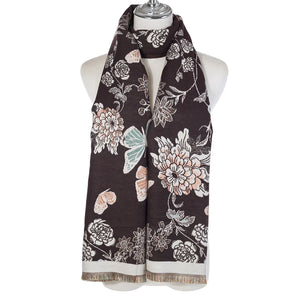 #Butterfly Printed Scarf