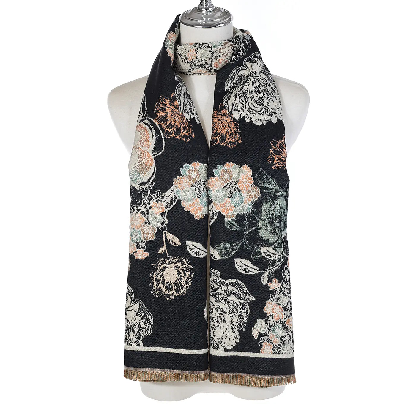 #Floral Print Scarf