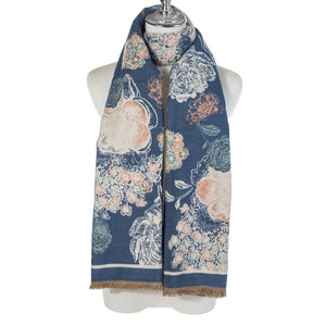 #Floral Print Scarf