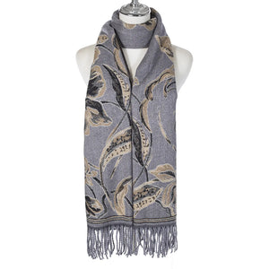 Eucalyptus Tree Printed Winter Scarf