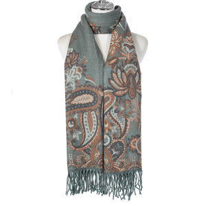 #Wildflower Knitted Winter Scarf
