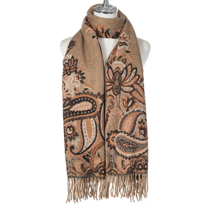 #Wildflower Knitted Winter Scarf