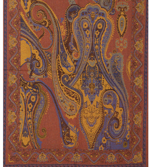#Paisley Knitted Winter Scarf