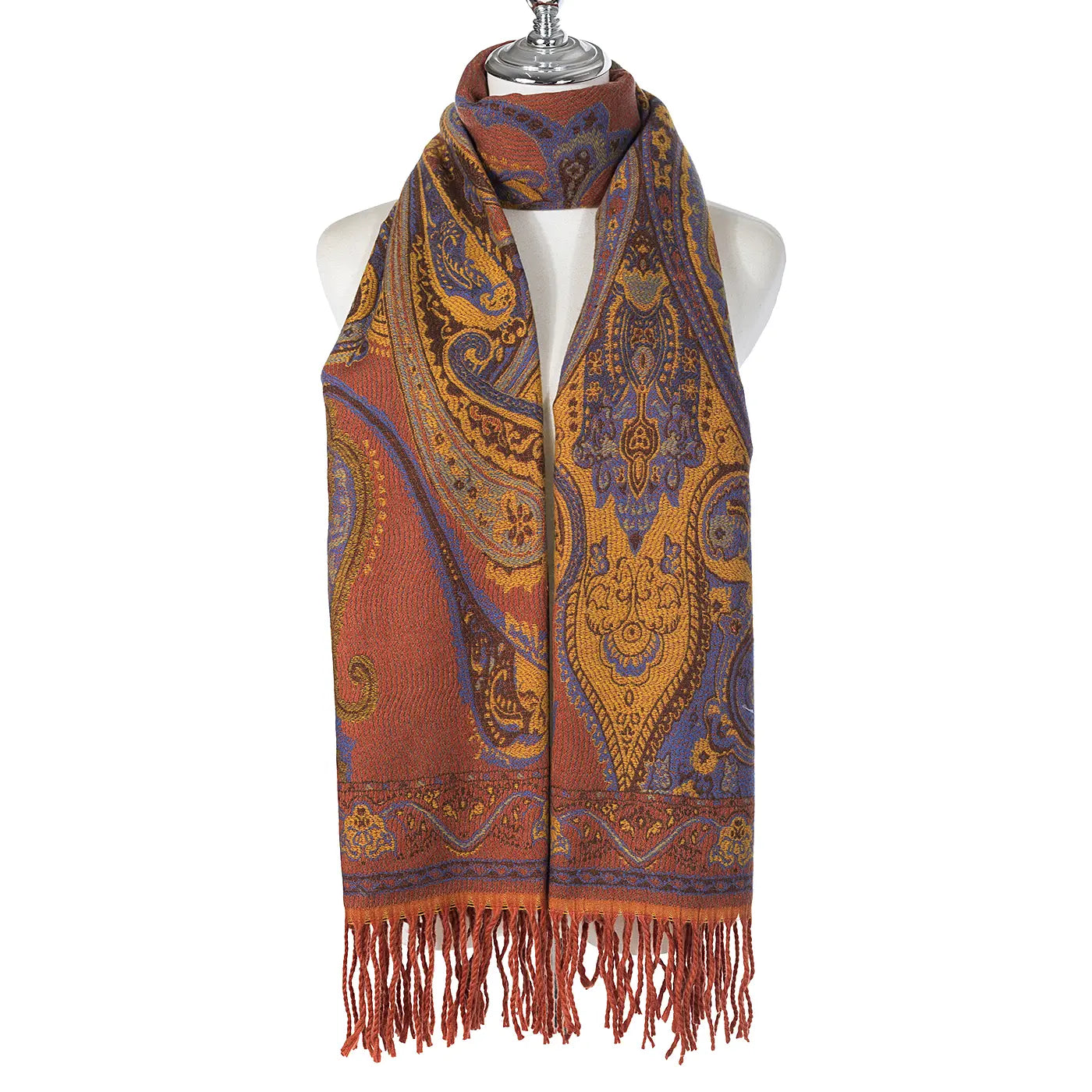 #Mandala Knitted Winter Scarf