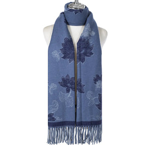 #Peony Printed Winter Scarf