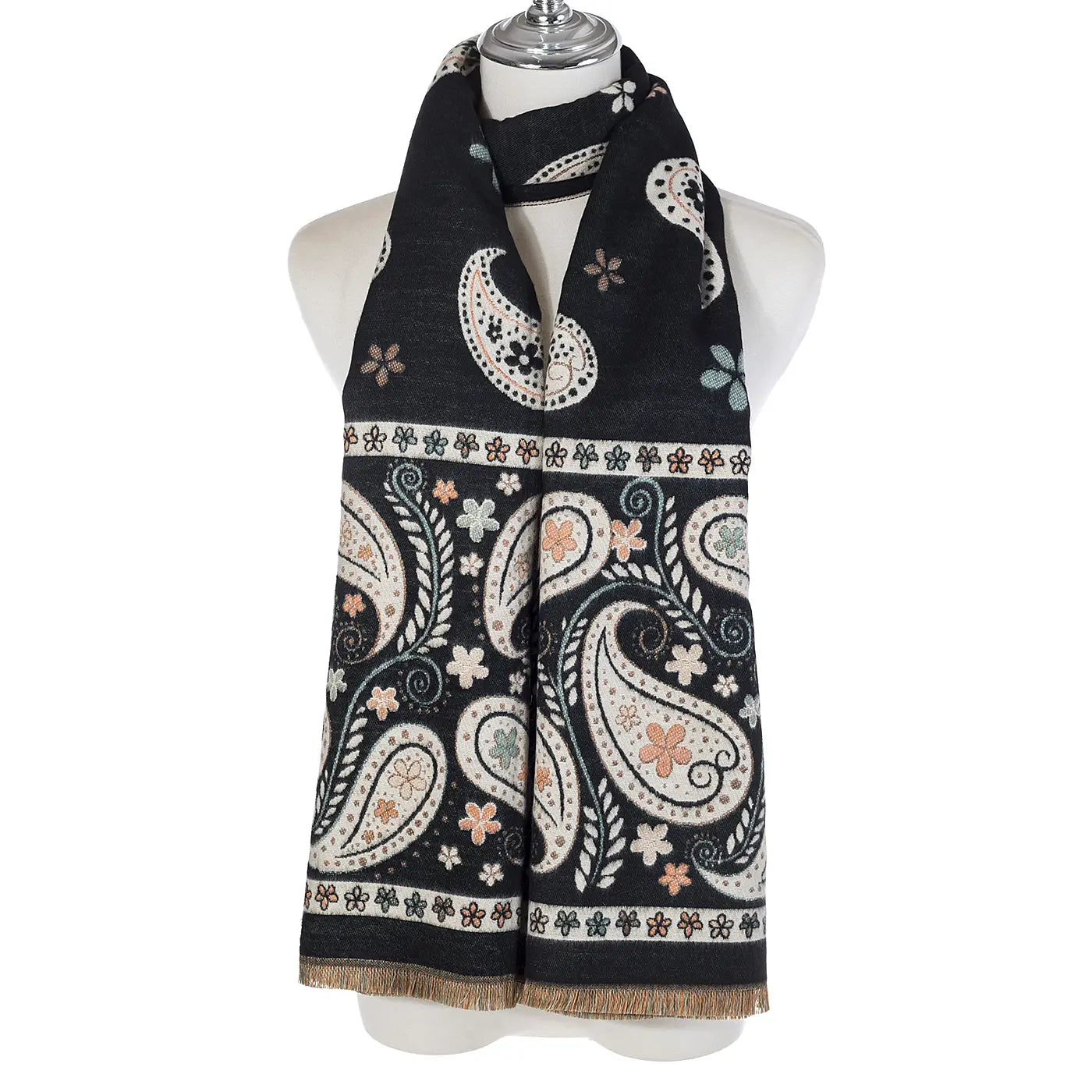 #Paisley Floral Scarf