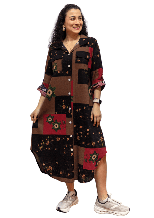 Cotton Shirt Dress