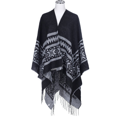 #Knitted Winter Shawl