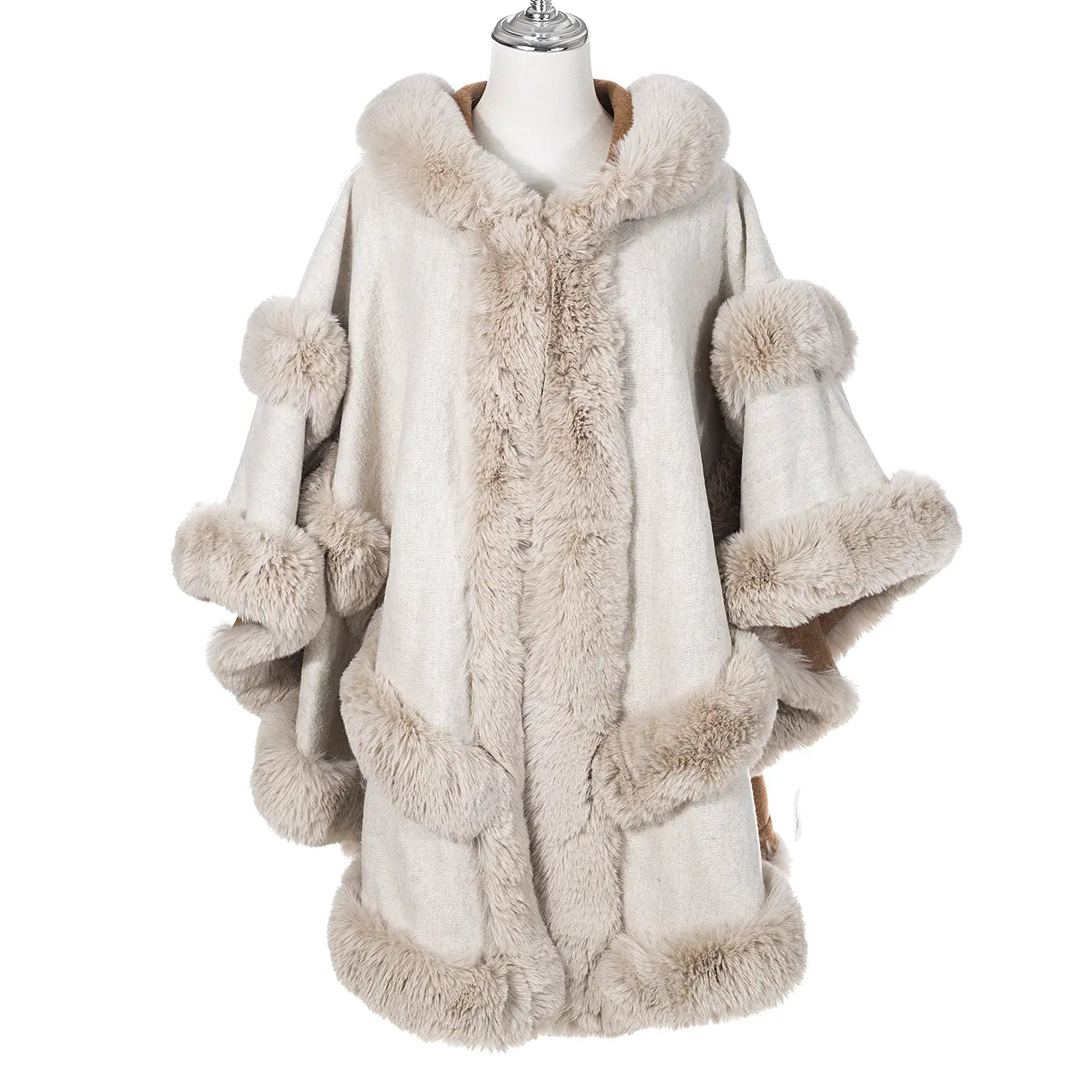 Fifi Faux Fur Cloak