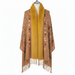 #Scarf Wrap With Fur