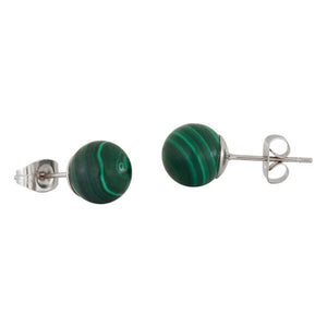 Crystal Stud Earrings With Sterling Silver Posts