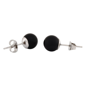 Crystal Stud Earrings With Sterling Silver Posts