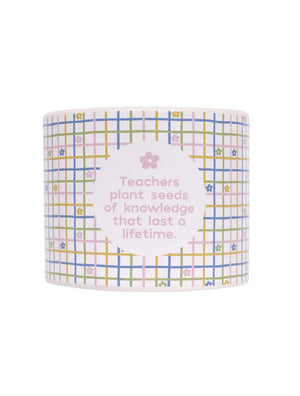 Daisy Love Teacher Planter Pot