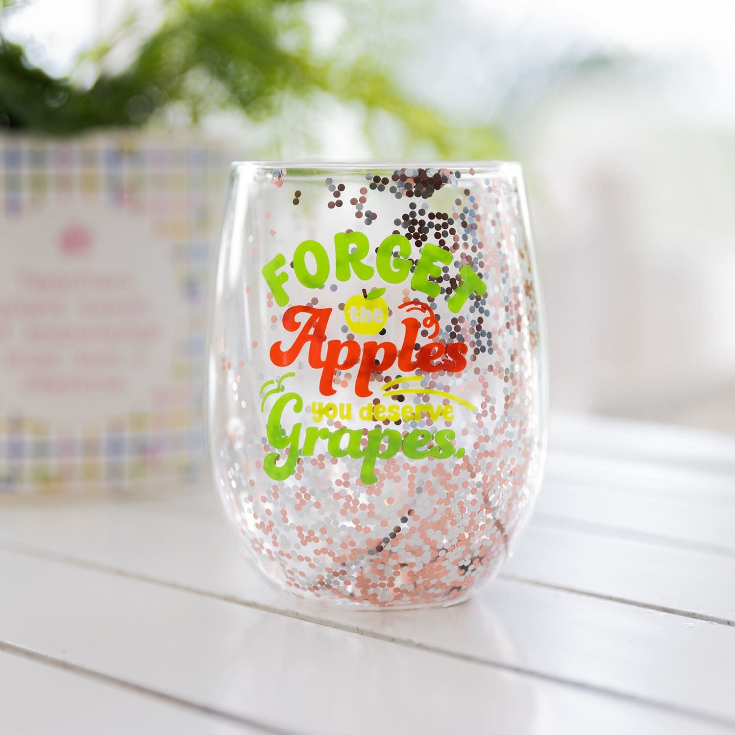 Teacher Love Wine Glass - Forget the Apples