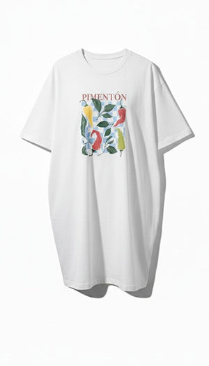 #Rose Oversize Tee Pimeton