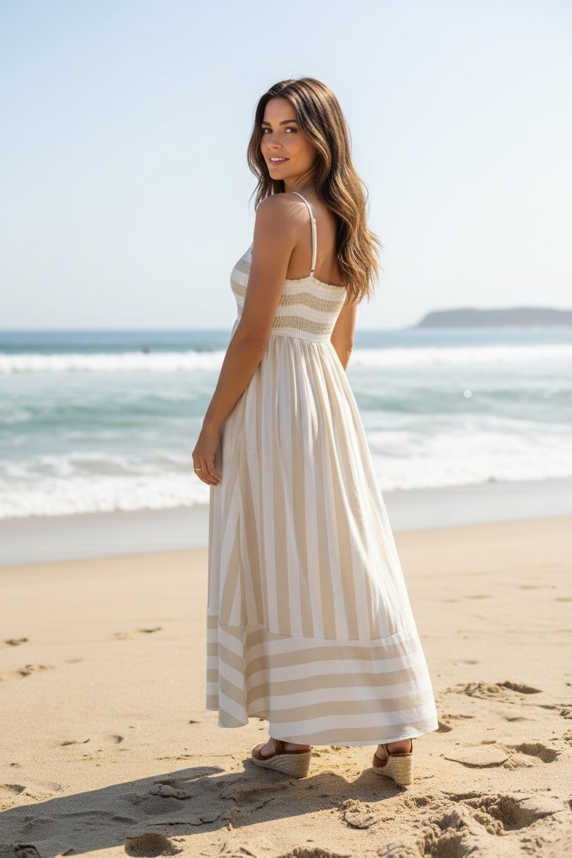 Candy Stripe Maxi Dress