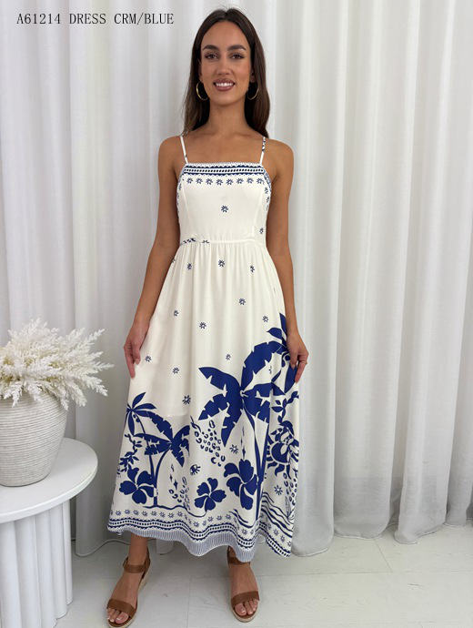 Summa Days Strappy Maxi Dress