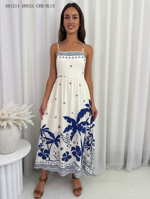 Summa Days Strappy Maxi Dress