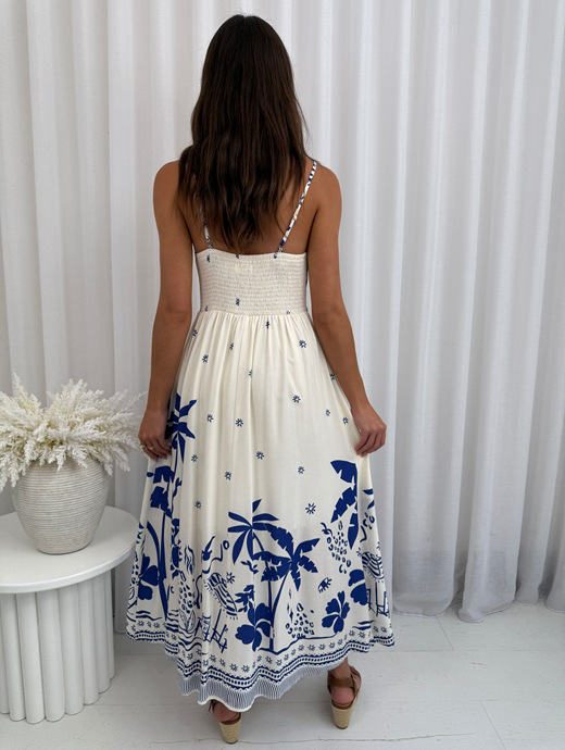Summa Days Strappy Maxi Dress