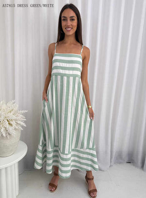 Candy Stripe Maxi Dress