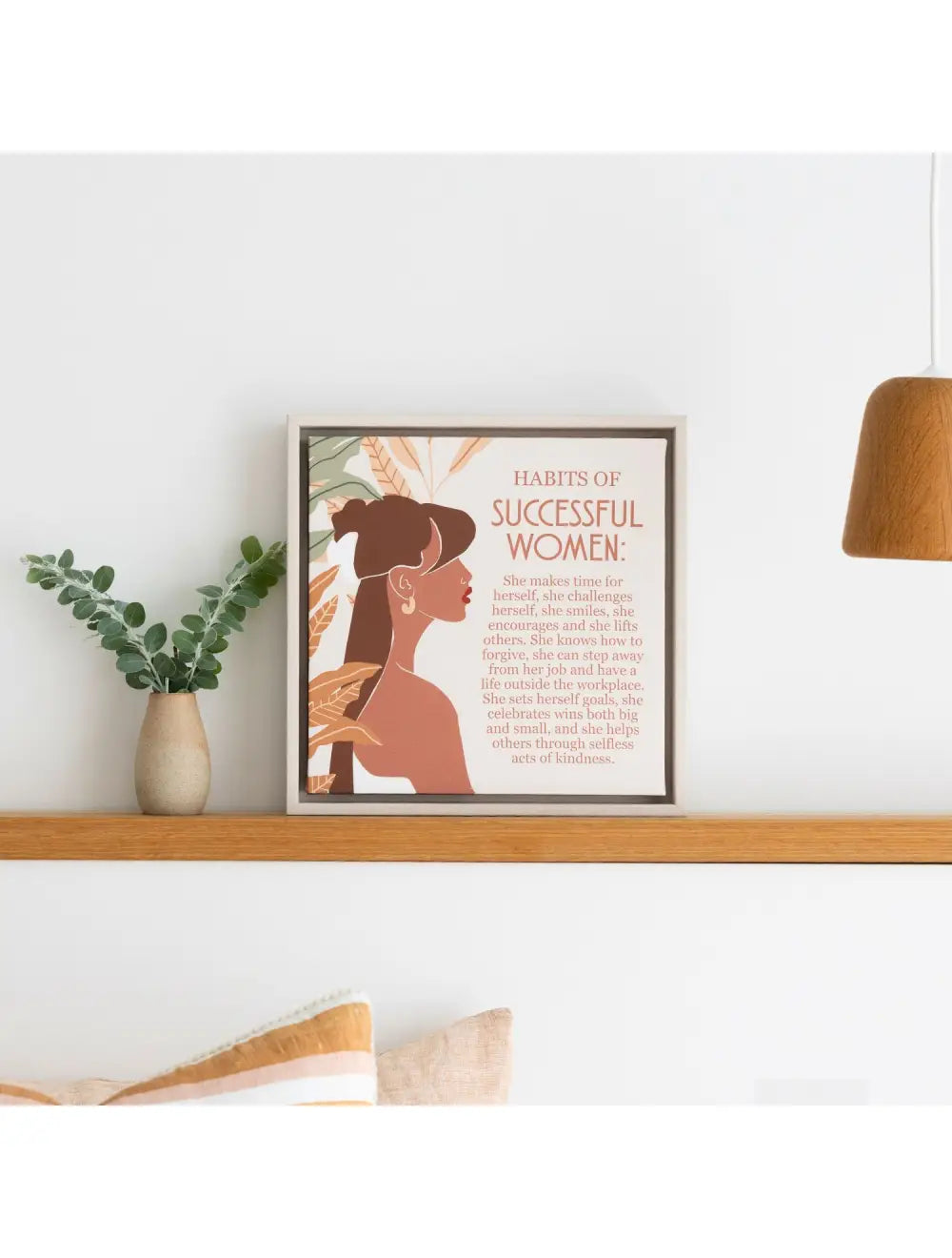 Tuscan Sun Framed Canvas 34x34 Successful Women