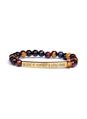 Inspirational Bar Bracelet With Stones