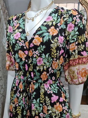 Romina 1/2 Sleeve Maxi Dress