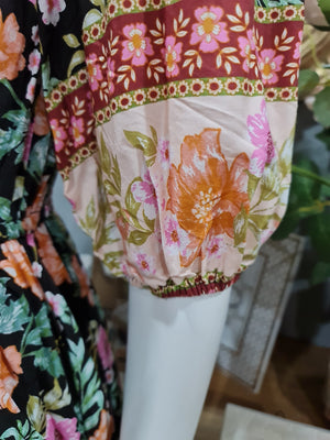 Romina 1/2 Sleeve Maxi Dress