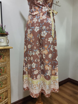 FLORAL MIDI LENGTH JUMPSUIT