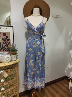 FLORAL MIDI LENGTH JUMPSUIT