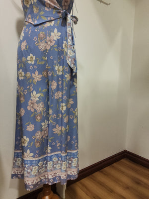 FLORAL MIDI LENGTH JUMPSUIT