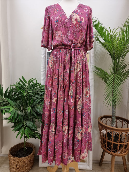 Lorelei Wrap Midi Dress