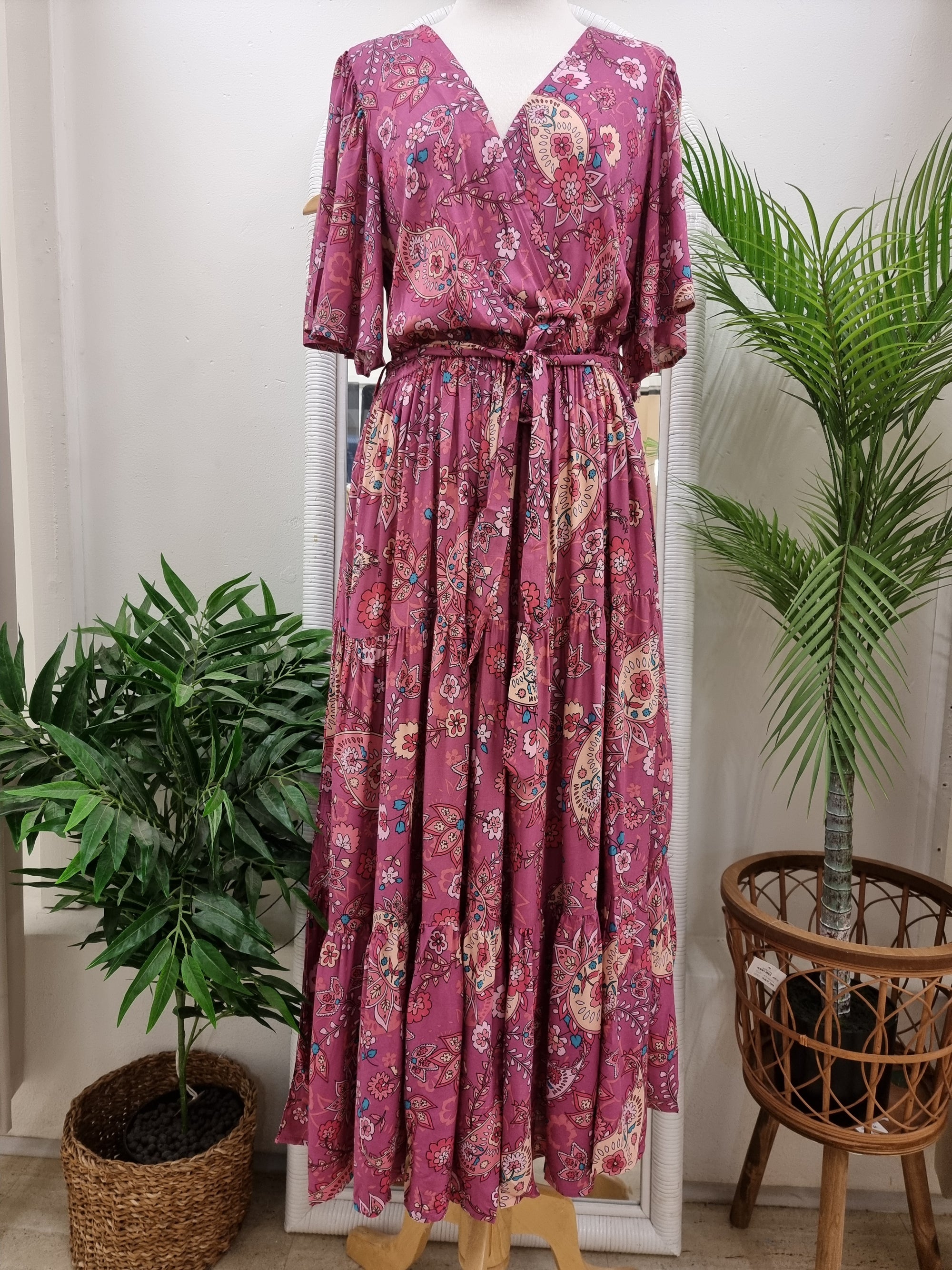 Lorelei Wrap Midi Dress