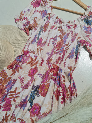 Hailey Shirred Maxi Dress