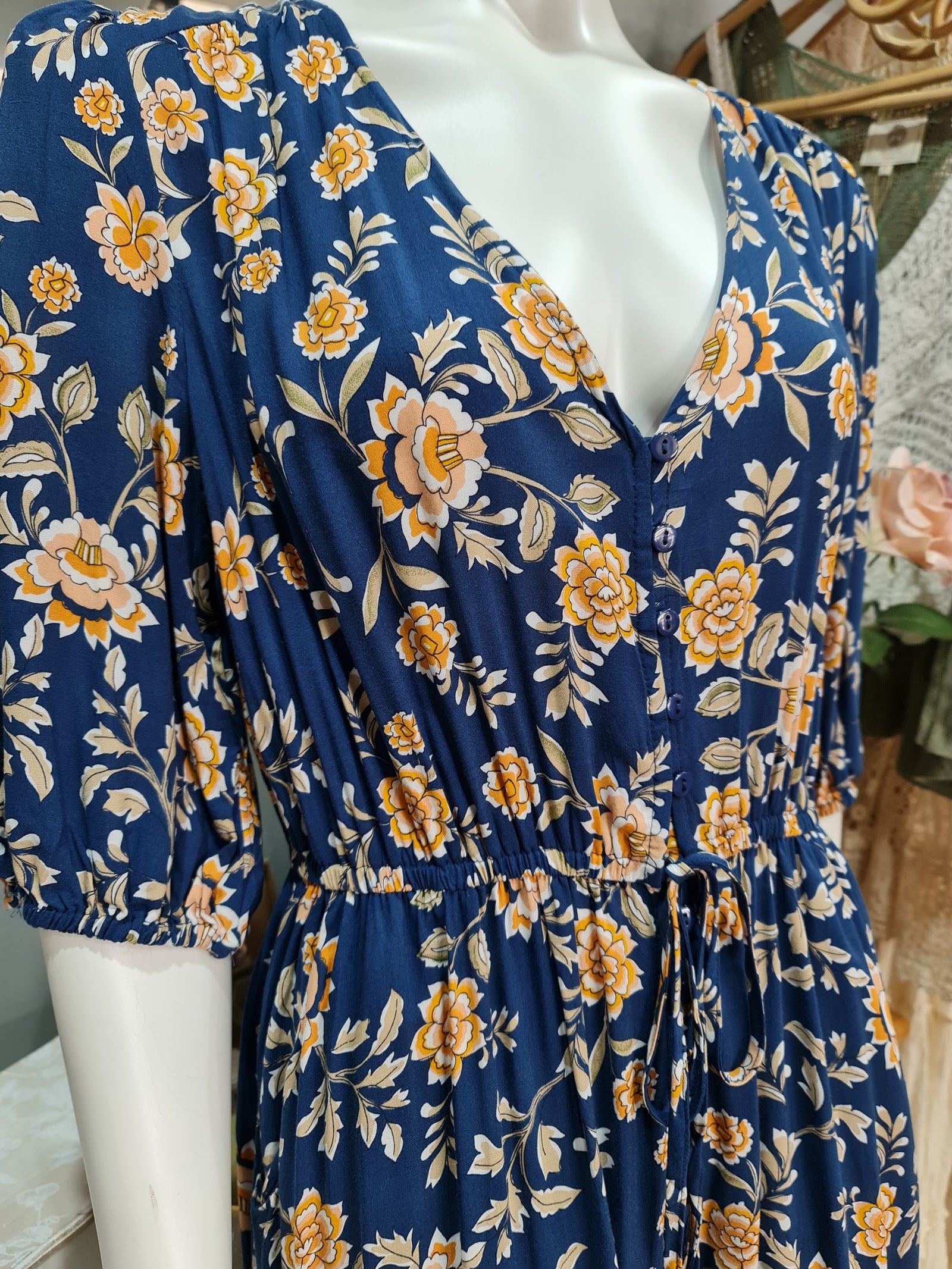 Clara V-Neck Maxi Dress